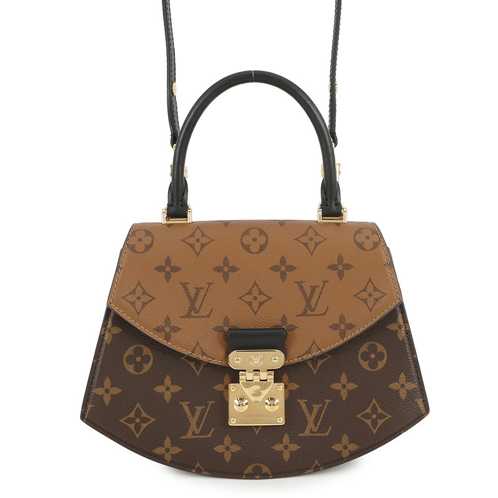 Louis Vuitton Handbag Monogram Reverse Tilsit Bag Shoulder Black